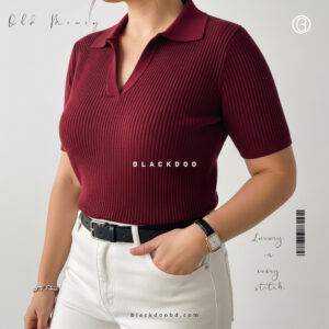 Old Money Polo Maroon for women