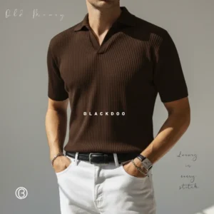 Old Money Polo Shirt Coffee