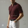 Old Money Polo Shirt Maroon