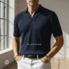 Old Money Polo Shirt Navy Blue