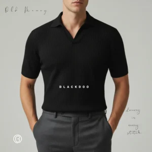 Old Money Polo Shirt Black