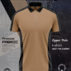 Zipper Polo Brown