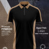 Zipper Polo Black